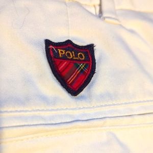 Mens polo golf Ralph Lauren classic fit shorts size 38 waist white
